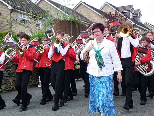 Littleborough Churches Together annual Pentecost Walk of Witness with Wardle Academy Band