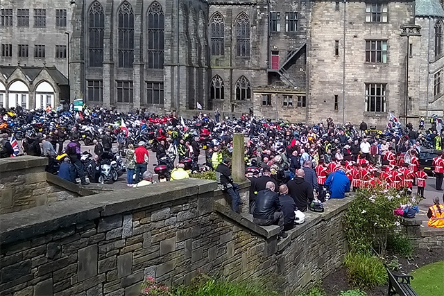 Riders gather for the Lee Rigby Memorial Ride 2016