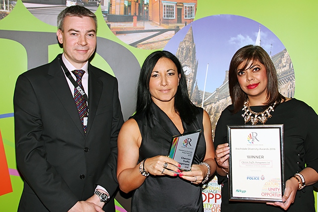 Rochdale Diversity Awards 2016<br />Workforce Diversity Award – Chevron Traffic Management Ltd