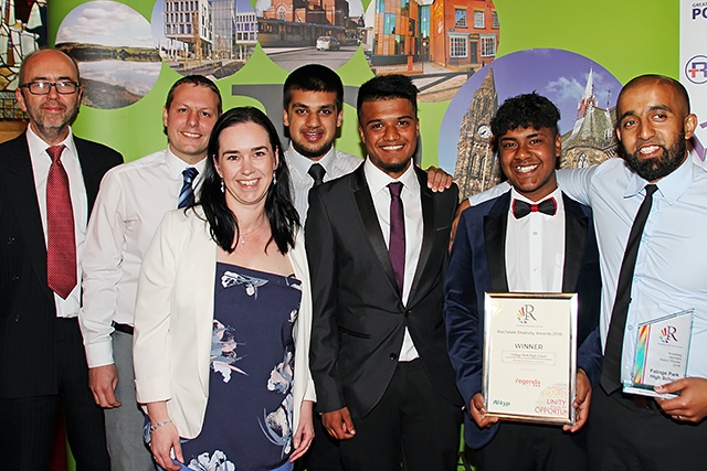 Rochdale Diversity Awards 2016<br />Breaking Barriers Award – Falinge Park High School