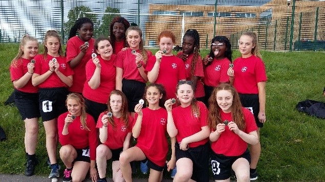 St Cuthbert's RC High School Year 8 Rounders squad