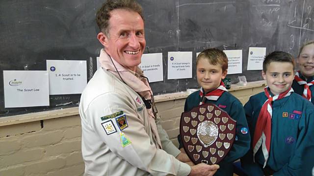 9th Heywood Eagle Patrol win the First Pennine Scout cooking competition 