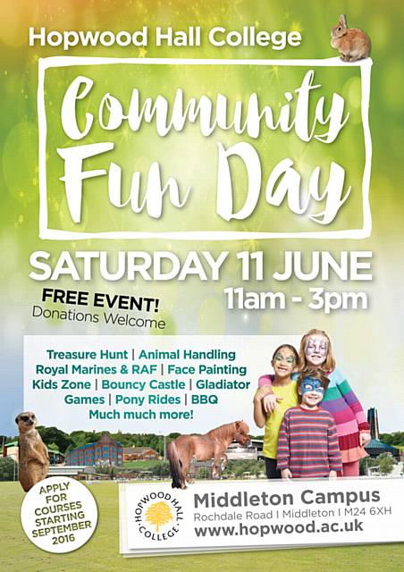 Hopwood Hall College Community Fun Day