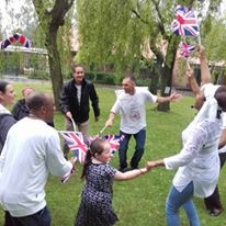 Truffet Party in the Park for Queens 90th Birthday