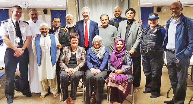 Guests at Rochdale Council of Mosque’s annual Iftar dinner