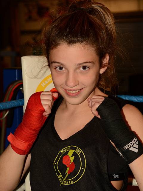 Jude English reached the National School Girl/Boy Boxing Finals