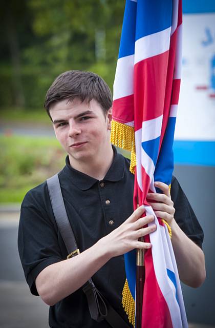 Connah Mathers, 18, from Rochdale who is joining the Royal Military Police