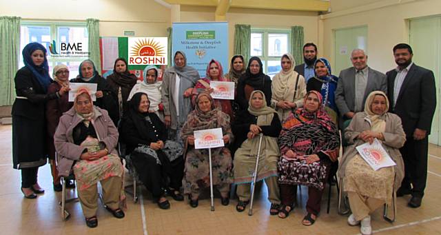 ROSHNI Dementia Support Group with Shahid Mohammed (standing on the far right)