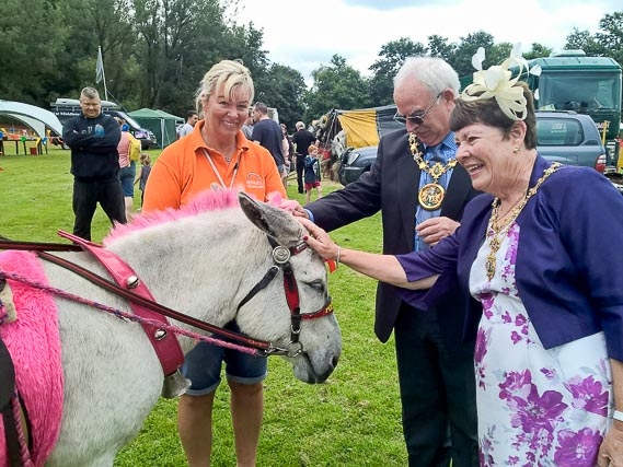 Mayor Ray Dutton and Mayoress Elaine Dutton enjoying Middfest