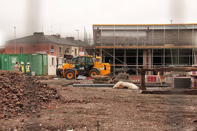 Building work at Haynes Street, Rochdale