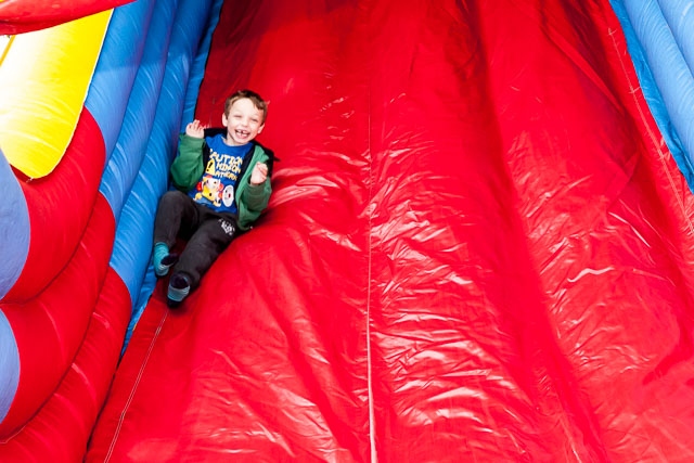 Rochdale Hornets Family Fun Day<br /> Children's inflatable
