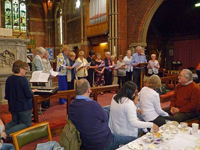 The farewell party to celebrate the Rev Sharon Jones's ten-year ministry at St Andrew's and to say a massive thank-you