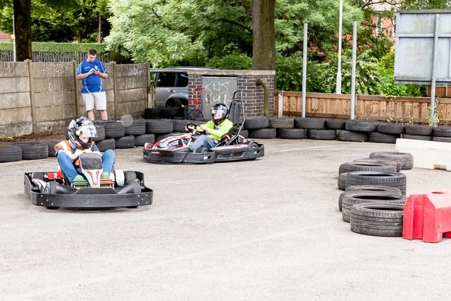 Rochdale Hornets Family Fun Day<br /> Team Karting go kart track