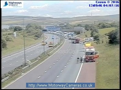 Man dies following collision on M62