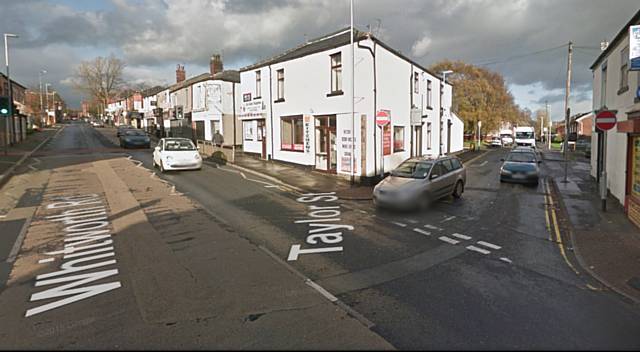 Junction of Taylor Street and Whitworth Road, Rochdale