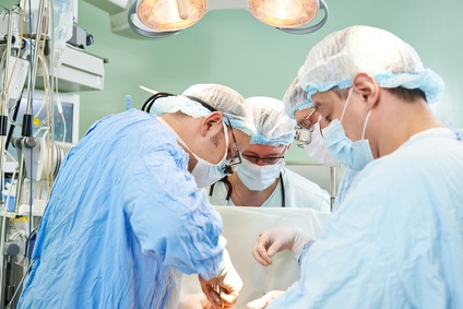 Hospital surgeons (stock photo)