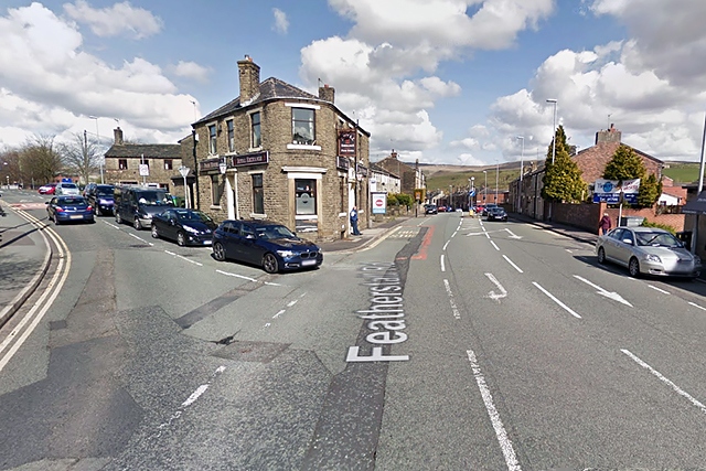 Junction of Featherstall Road and Whitelees Road, Littleborough