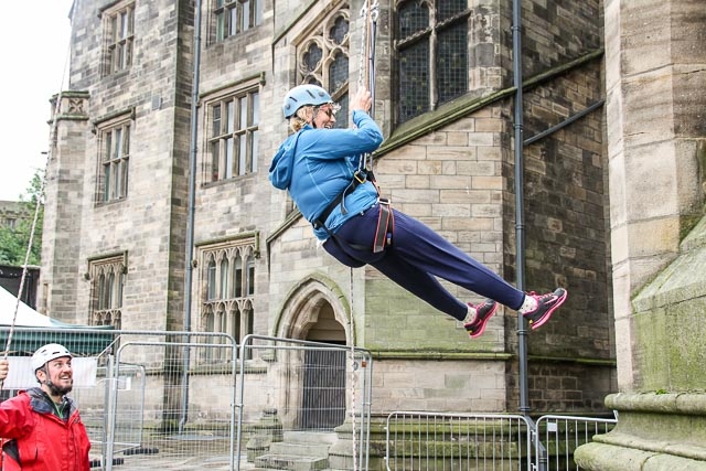 Feel Good Festival - Town Hall abseil