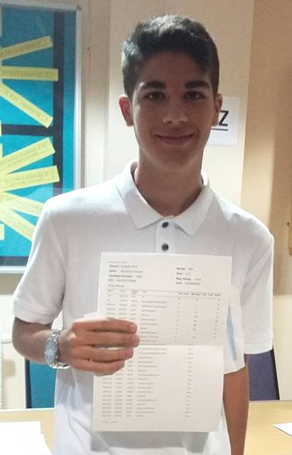 Kal Torson - Oulder Hill GCSE results 