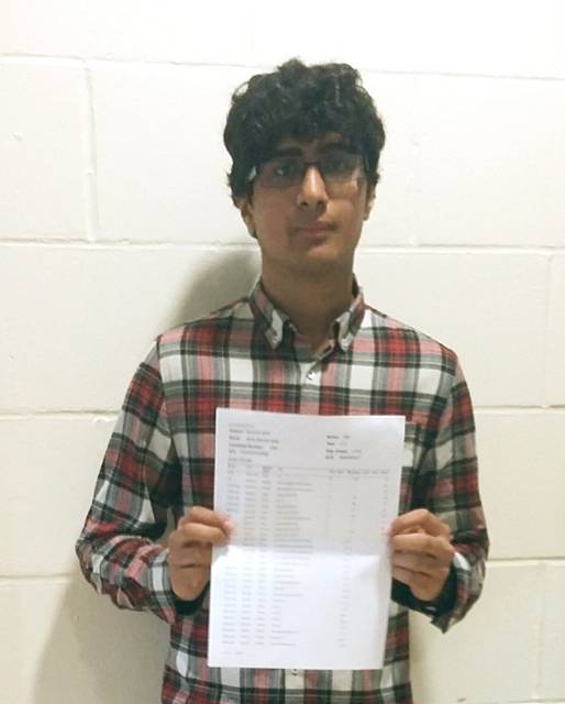 Mirza Baig - Oulder Hill GCSE results 