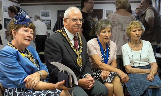 The Mayor and Mayoress with Rochdale Photographic Society President, Lynda Redfern, and Rochdale Woman of the Year 2016, Margaret Hopkinson 