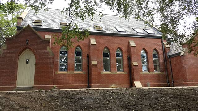 The former chapel at Birch Hill Hospital, Littleborough, given a new lease of life as homes