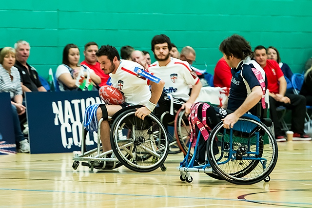 Wheelchair Rugby Four Nations Tournament<br /> England v Scotland