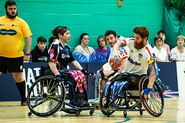 Wheelchair Rugby Four Nations Tournament<br /> England v Scotland