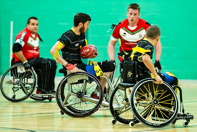 Wheelchair Rugby Four Nations Tournament<br /> Wales v Exiles