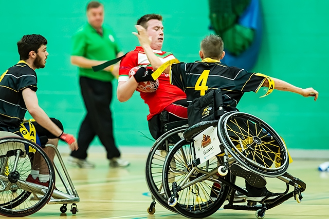 Wheelchair Rugby Four Nations Tournament<br /> Wales v Exiles