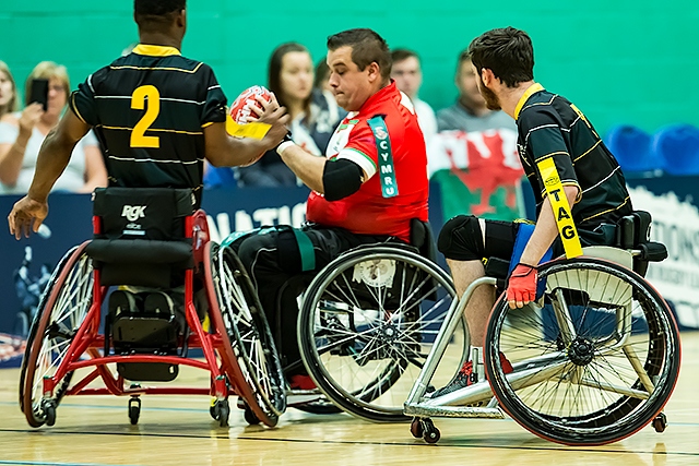 Wheelchair Rugby Four Nations Tournament<br /> Wales v Exiles