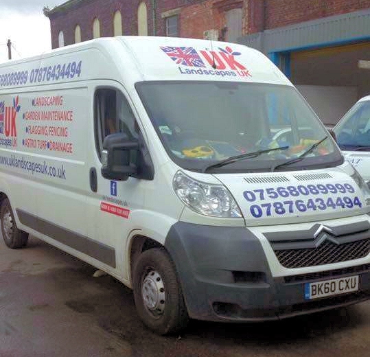 The stolen van - which has since been recovered