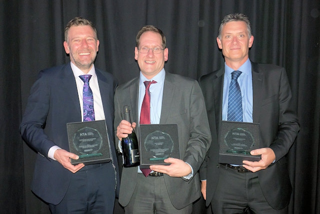 TfGM Project Manager, Phil Havenhand, Projects and Programme Manager, Anthony Murden and Head of Projects, Alex Cropper