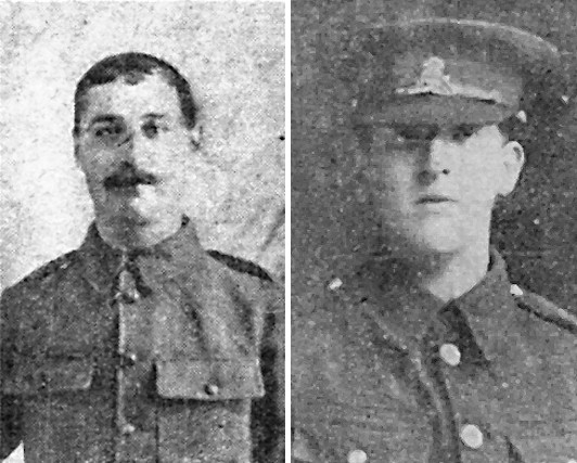 Private Robert Brown and Private Tom H Brearley