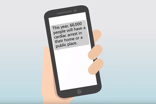 This year 60,000 people will have a cardiac arrest at home or in a public place