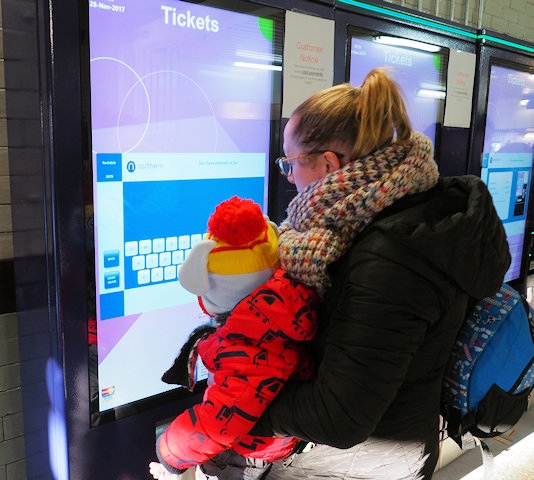 Ticket Machine at Rochdale Train Station 