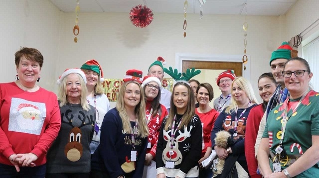 RBH carol singers brought cheer to the residents of Independent Living Schemes