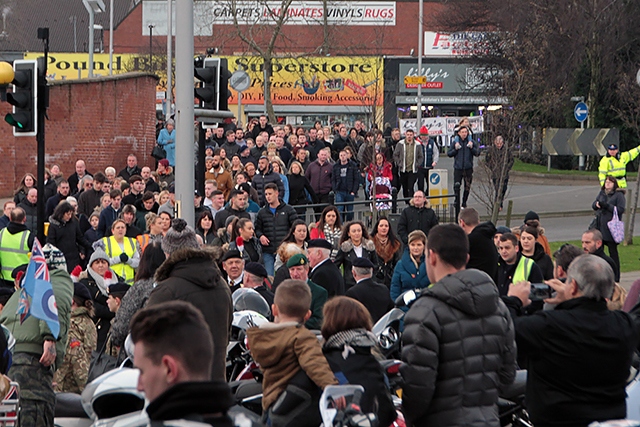 Hundreds turn out to honour Lance Corporal Scott Hetherington