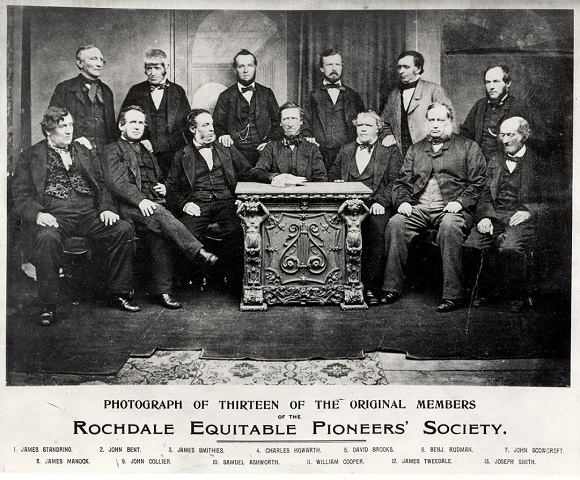 The Rochdale Equitable Pioneers Society opened on 21 December 1844