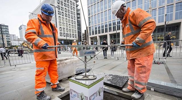 Time capsule at St Peter's Square 
