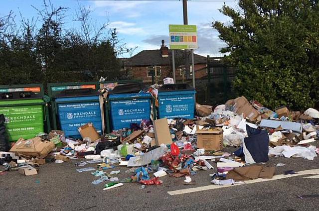 Flytipping at Morrison