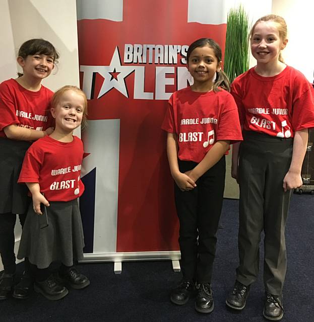 Littleborough Community Primary School Band at the Britain’s Got Talent auditions