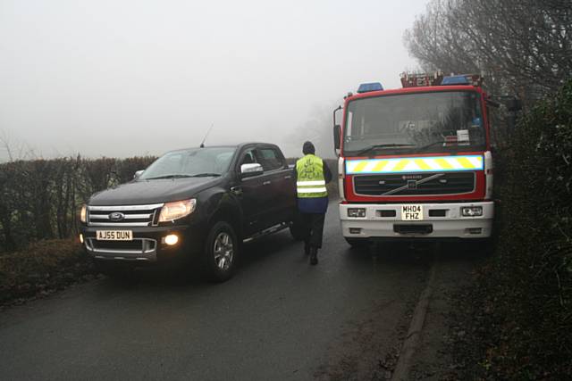 80 volunteers retrieve 700 tyres up a steep embankment to Ashworth Road 