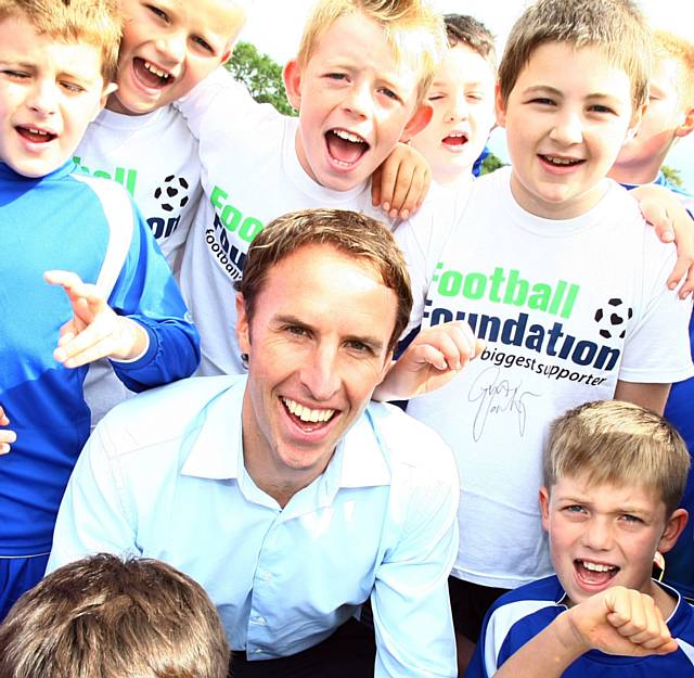 Gareth Southgate is backing Grow the Game, which is being delivered by the Football Foundation