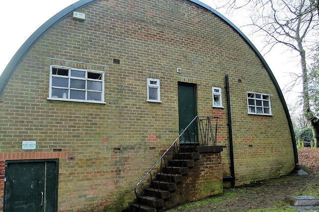 The rear of the bandstand