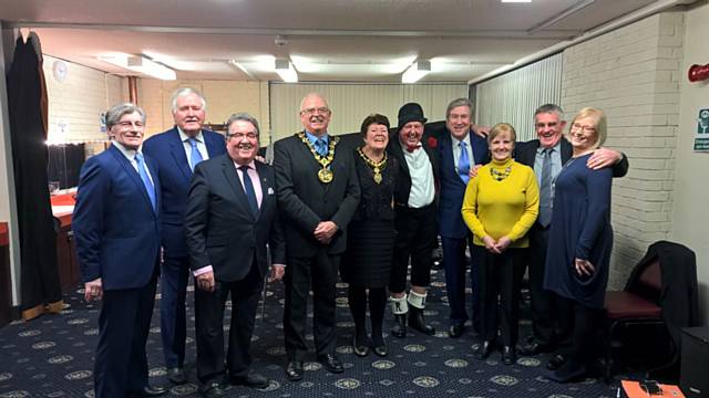 Jimmy Cricket, the Bachelors, Councillor Peter Rush, Mayor and Mayress of Rochdale