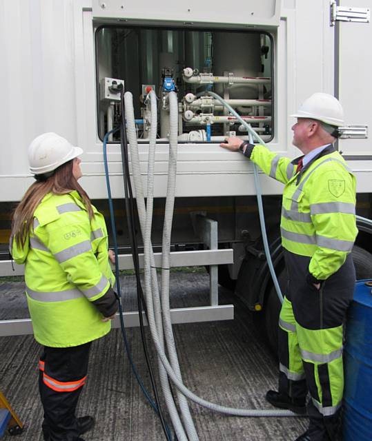 Electricity North West is the only UK network operator with a dedicated plant for reprocessing oil 