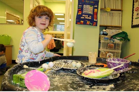 Fisherfield Childcare enjoy Pancake Day