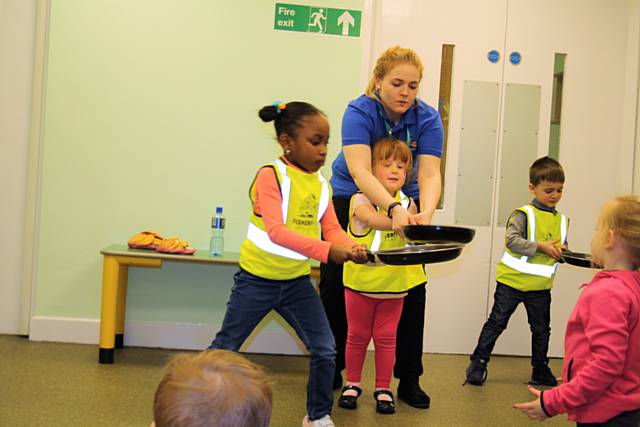 Fisherfield Childcare enjoy Pancake Day