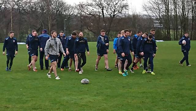 The England National Rugby League team move training base at Hopwood Hall College